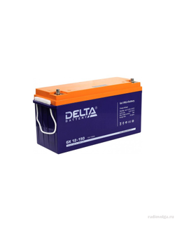Аккумулятор Delta GX 12-150 (Cвинцово-кислотный 12V 150Ah)