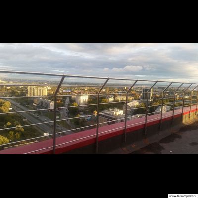 Нержавеющие ограждения кровли