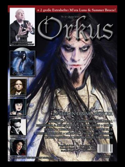 Orkus Magazine October 2010 Dimmu Borgir Cover, Gothic Rock, Немецкие журналы в Москве, Intpressshop