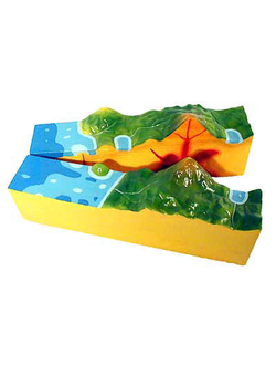 Модель вулкана (разборная)