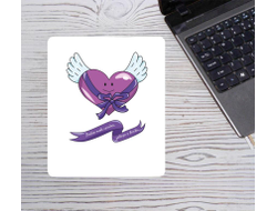 Коврик для мышки вертикальный #13 на День влюблённых, 14 февраля