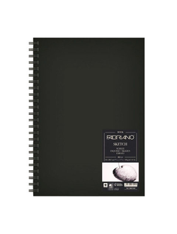 Блокнот для зарисовок FABRIANO "Sketchbook" мелкое зерно, 80 л., 110 г/м2, А4, 210x297 мм, 28021550