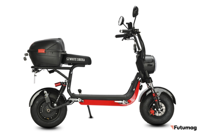 Электроскутер WHITE SIBERIA MINI R 3.0 BLACK 60V