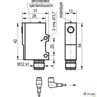 Оптический датчик OS IC35A-43P-2,5-LZS4