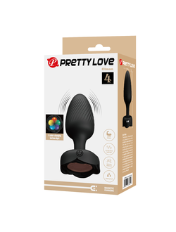 BI-040184 АНАЛЬНЫЙ ВИБРОСТИМУЛЯТОР С ПОДСВЕТКОЙ PRETTY LOVE