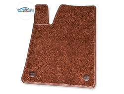 Накладки - коврики из текстильного ворса ЭЛИТ коричневые