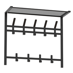 ЗМ152 Вешалка с полкой "ТОРОНТО 22". Размер: 670х270х545