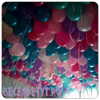 Гелиевые шары 12"/30 см цвета пастельные