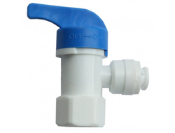 Кран угловой фитинг РВ1/4"  [38166]