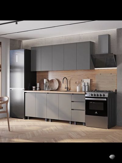 Честер 2,0 Кухонный гарнитур Графит