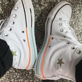 Кеды Converse Chuck Taylor All Star белые высокие мужские