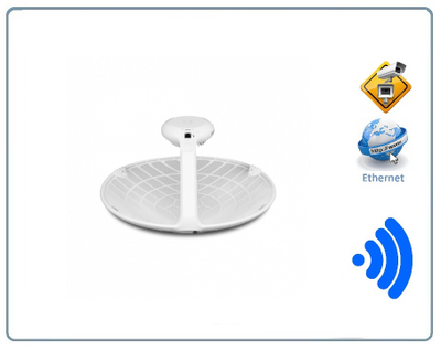 Радиорелейный мост AirFiber 60. Дальность действия до 2 км. До 1 Гбит/с с низкой задержкой Встроенный GPS. (1 шт).