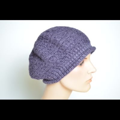 Кепка берет Vizio 4122 B W сиреневая