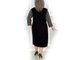 Стильное платье Арт. 19037-8292 (Цвет черная бронза) Размеры 58-72