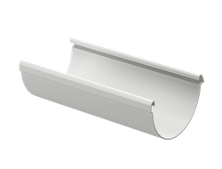 ЖЕЛОБ ВОДОСТОЧНЫЙ 3 М LUX, Пломбир