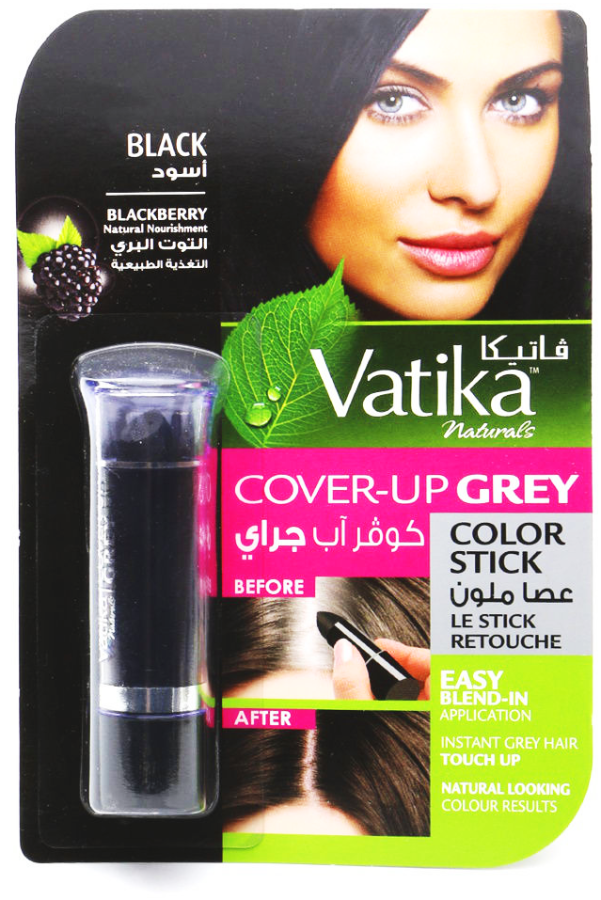 Краска для волос (Карандаш) Vatika Naturals Cover-Up Grey Colour Stick 4 г