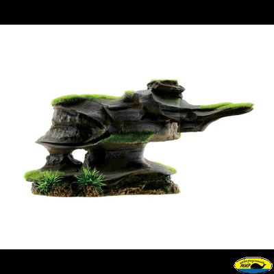 3115130-ART Фигурная скала со мхом 31*10*16 см Декор композиция