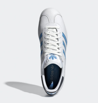 Adidas Gazelle White (Белые) Арт 3 вблизи