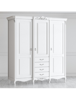 ШКАФ 3 ДВЕРИ SILVERY ROME (L196*P70*H220) S623E-K00-S