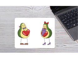 Коврик для мышки горизонтальный #1 на День влюблённых, 14 февраля