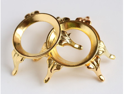 Подставка под шары, яйца диаметром от 45 мм ("Треножник", цвет "золото", 16 г) №5625