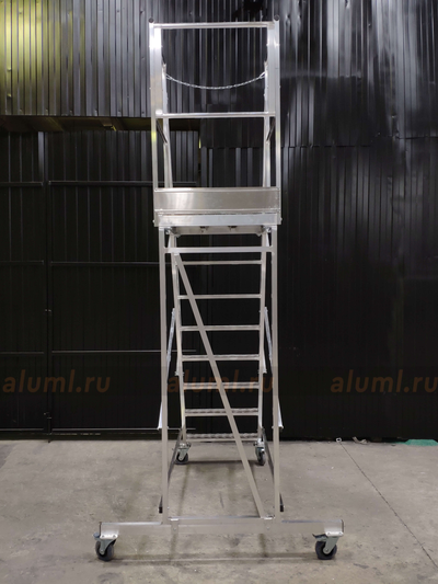 Лестница с площадкой ЛС-2.0 светоотражающие наклейки