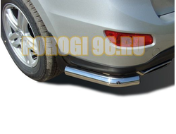 Защита заднего бампера "уголки" d60 для Hyundai Santa Fe (2010-)