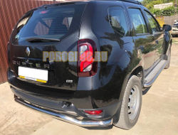 Защита заднего бампера волна d53 Renault Duster (2015-2021)
