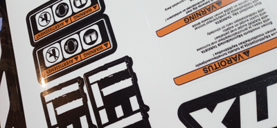 Наклейки на снегоход lynx Army Yeti 600 e-tec #1848