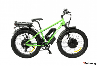 Электровелосипед Elbike Phantom Twix 2000 зеленый