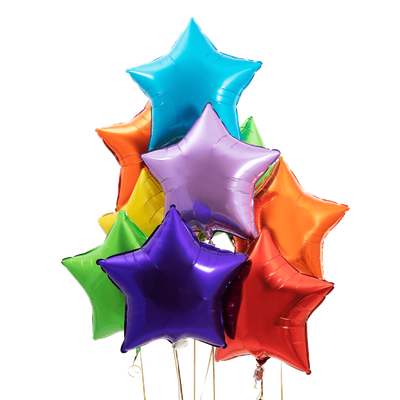Звезды фольгированные 18 дюймов (46 сантиметров)