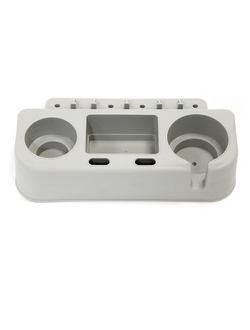 Подстаканник пластмассовый 349х159х76 серый