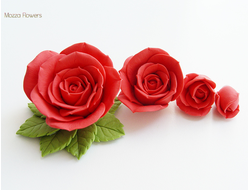 "Красные розы" Набор силиконовых форм