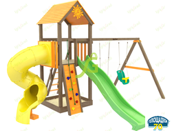 Детская площадка IgraGrad Панда Фани с винтовой трубой