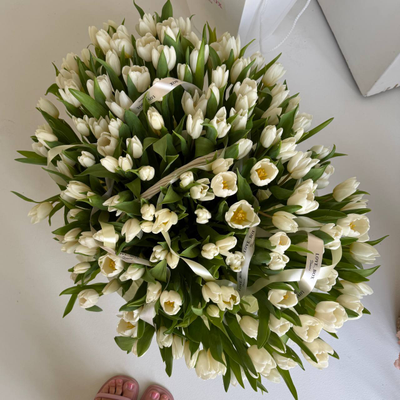 КОРЗИНА ИЗ 151 ТЮЛЬПАНА