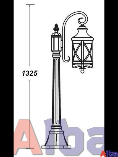Lucerna 84807/18 Парковый светильник, H132см
