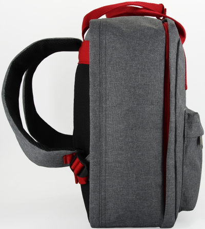 Рюкзак Сумка Чемодан ручная кладь 36x30x27 Optimum Pobeda RL, серый