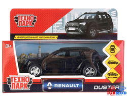 Машина металл &quot;RENAULT DUSTER&quot; черный 12,5 см (Технопарк) арт.DUSTER-BK