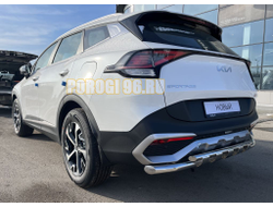Защита заднего бампера двойная с перемычками d60/42 для Kia Sportage 5 2022- комплектация GT-Line (кроме комплектации Style и X-Line)