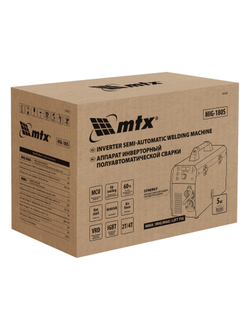 Аппарат инвертор. полуавтомат. cварки MIG-180S, 180A, ПВ 60%, катушка 5 кг MTX