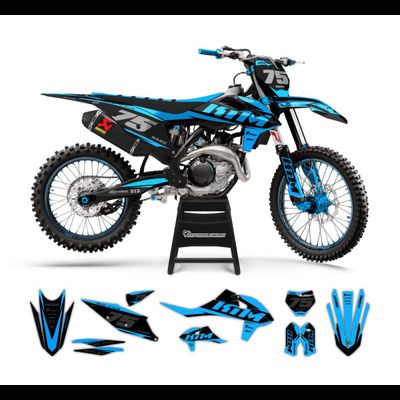 Наклейки на мотоцикл KTM 125-450 SX, SXF 2019-2022, EXC 2020-2023/GR8 #1671