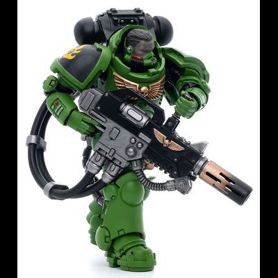Эрадикатор Саламандр (Warhammer 40k) - КОЛЛЕКЦИОННАЯ ФИГУРКА 1/18 Salamanders Eradicators Brother T'Kren (JT5260) - JOYTOY