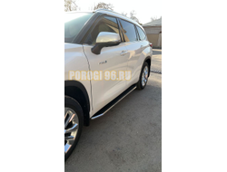 Пороги на Toyota Highlander (2021-...) Premium