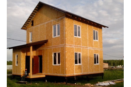 Двухэтажный дом из SIP-панелей [145м²]. (Саратовская область)
