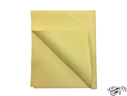 Замша искусственная "LAPPEN" 40х50 см, 300 гр желтая