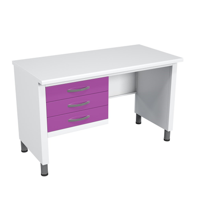 Стол врача металлический (высота 770 мм) СМЛ-3.0