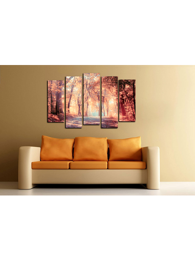 Модульная картина "Осенний день"