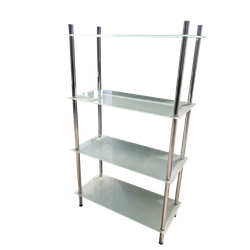 Этажерка из стекла. Размер: 1200*700*320 мм.