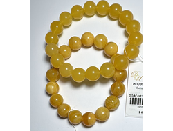 Браслет шары из натурального янтаря