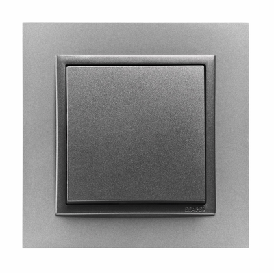 Клавиша для одноклавишного выключателя, серая, Logus 90 - Efapel 90601 TIS